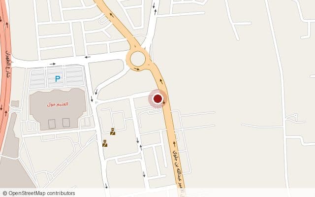 Map showing the branch in Al-Ahsa